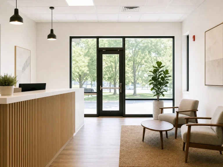 Small Gresham office reception priced for recurring cleaning